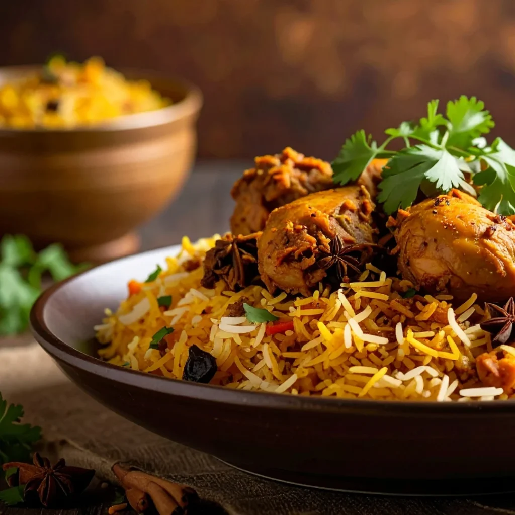 Hyderabadi Chicken Dum Biryani