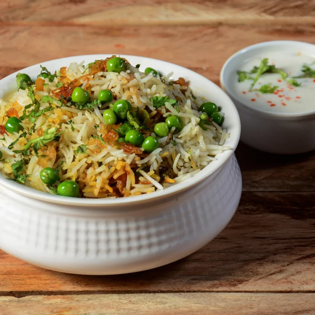 Hyderabadi vegetable Dum Biryani